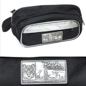 VINTAGE Busch Gardens Fanny Pack Belt Waist Bag 90s Y2K Tampa Florida Animals